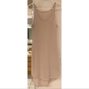 Sexy knit nude dress